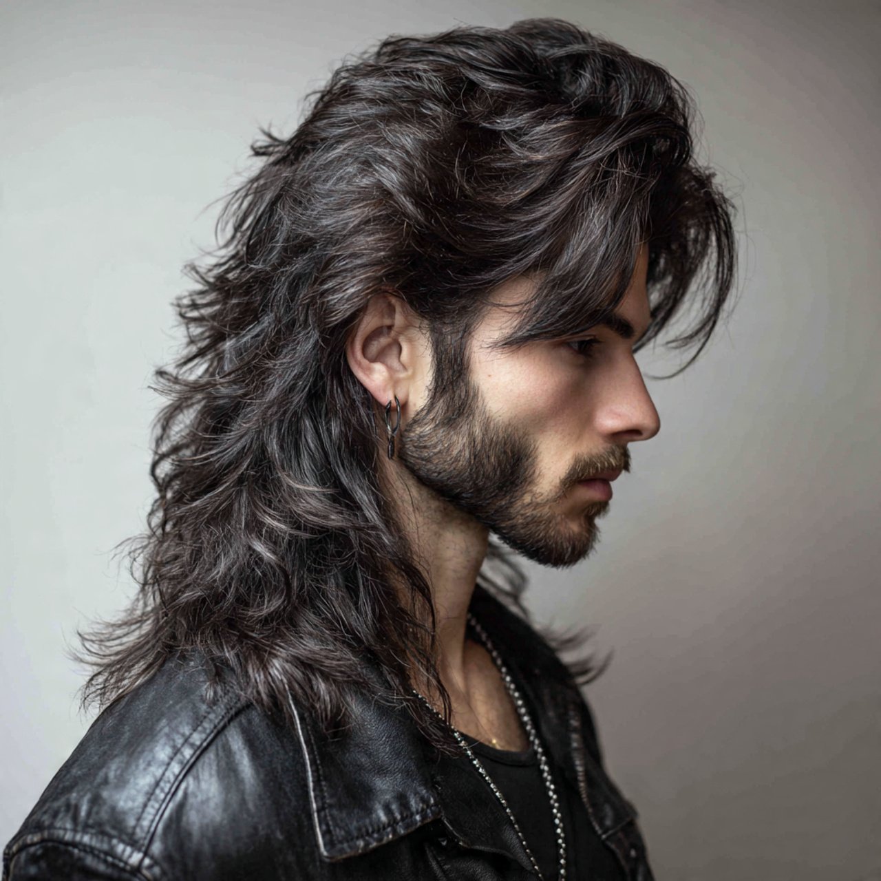 wolf cut long with heavy layers hairstyle