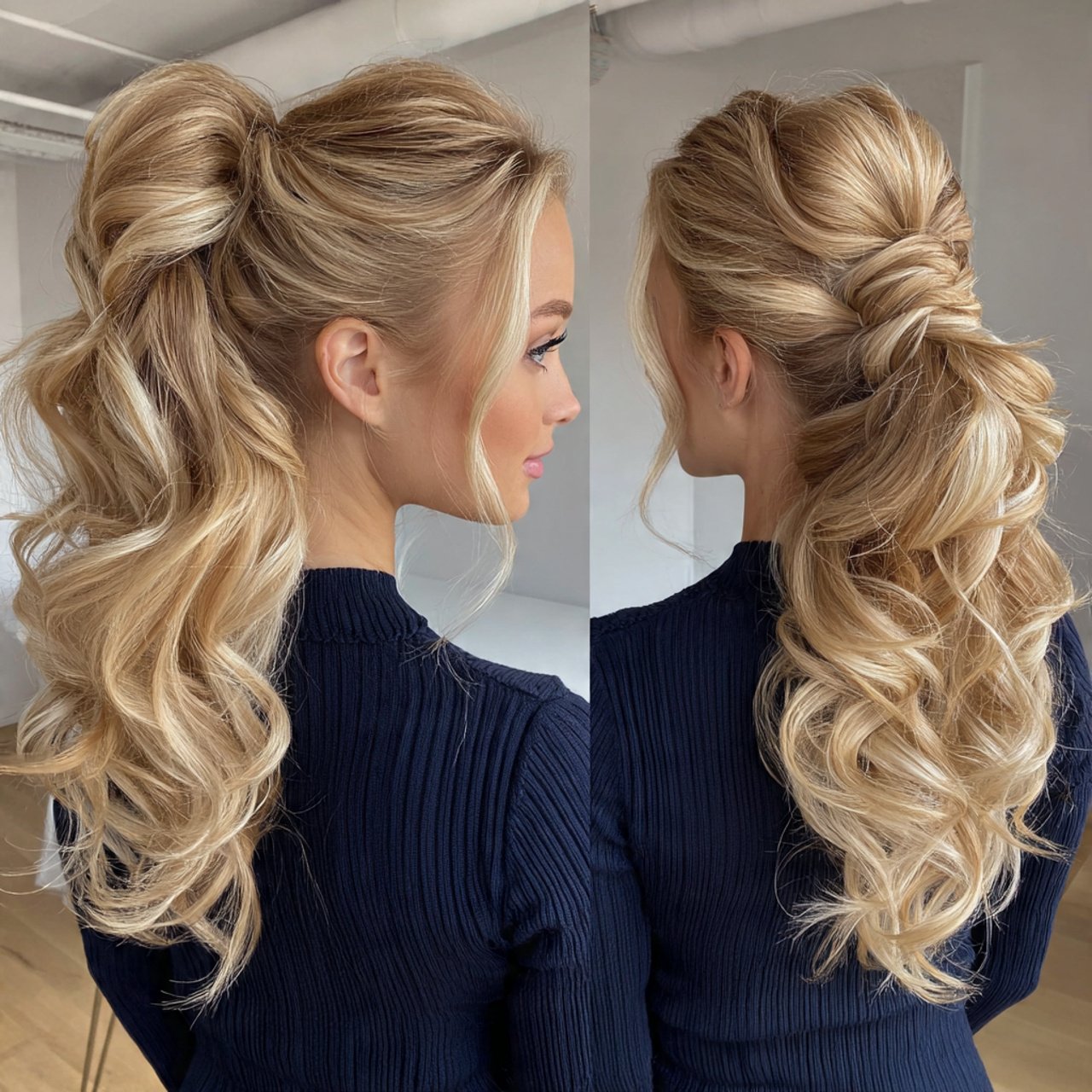 wrapped base ponytail hairstyles
