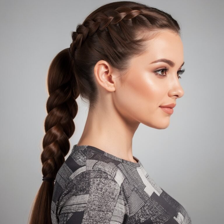 ponytail hairstyles braid
