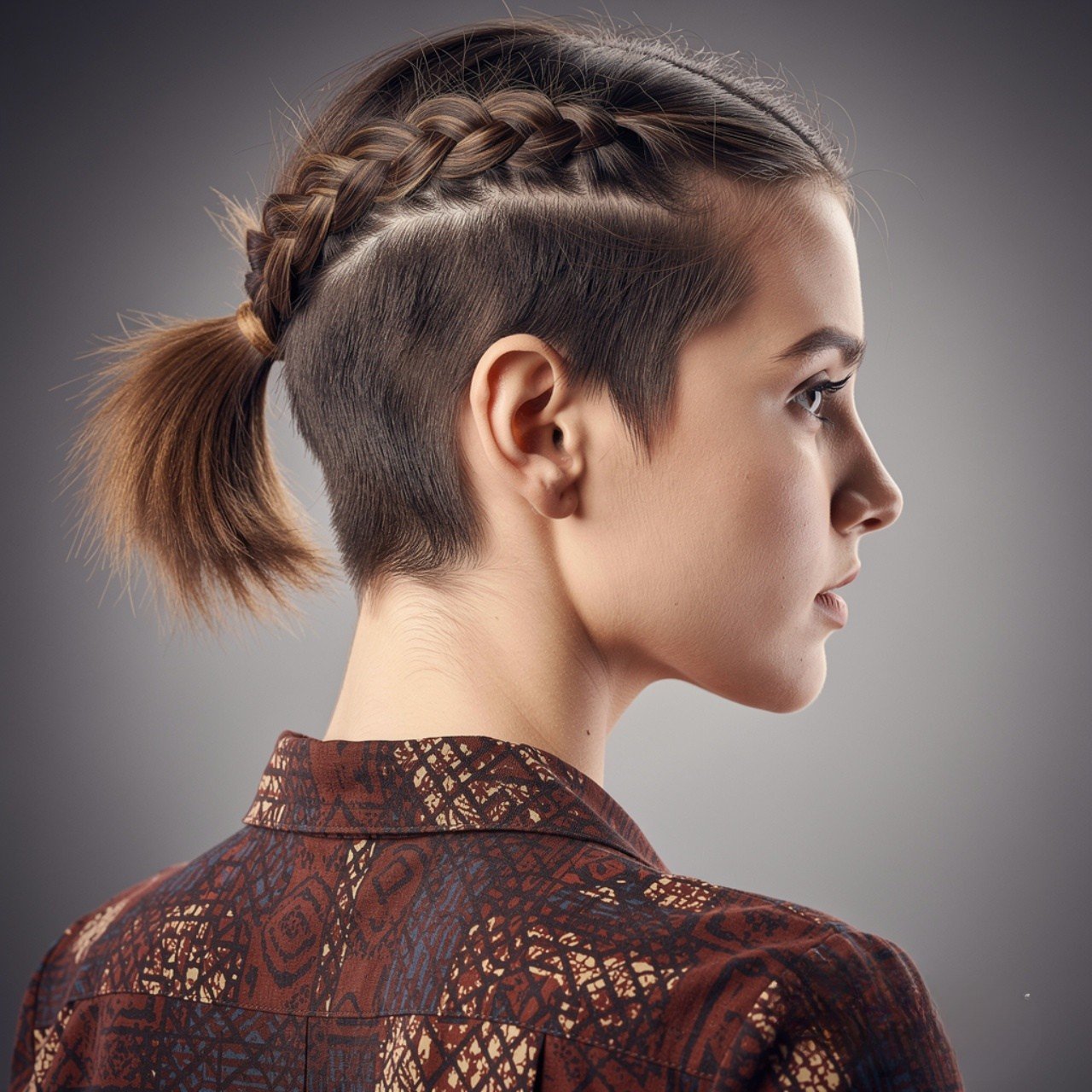 Braided Ponytail Hairstyles Short Hair
