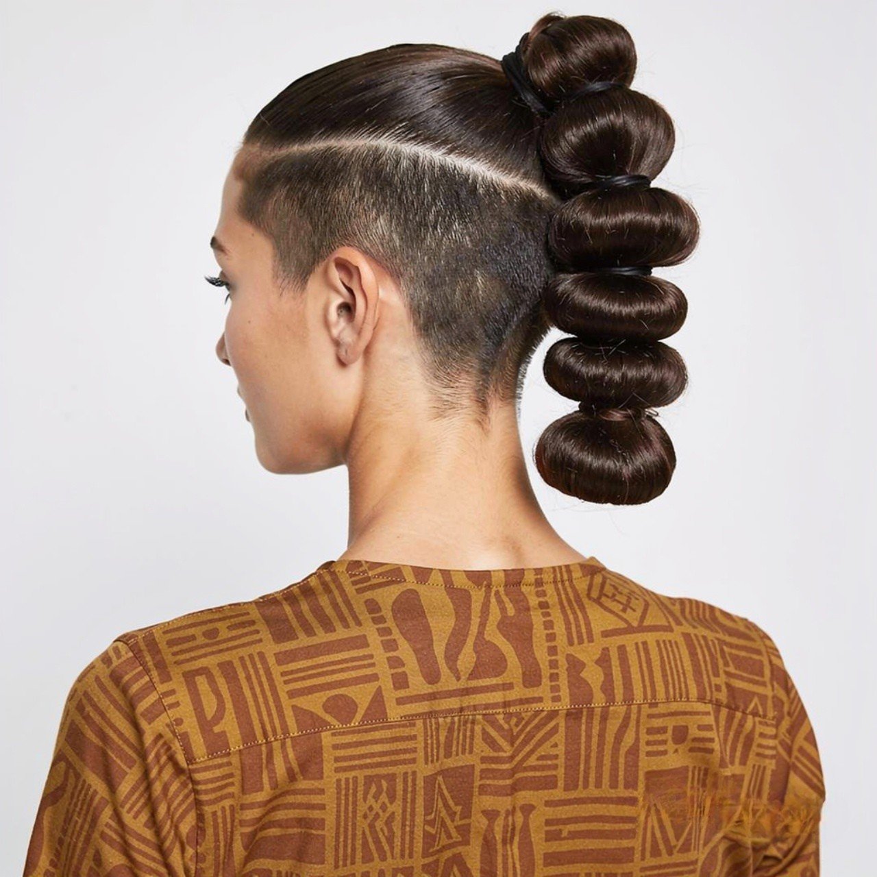 Bubble Ponytail Hairstyles Short Hair