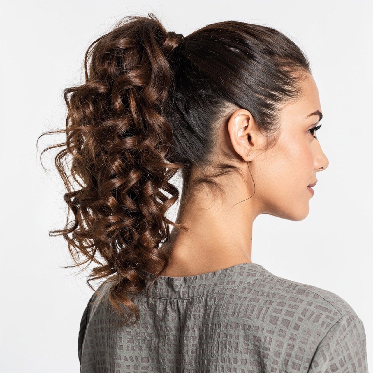 Curly Ponytail Hairstyles Short Hair