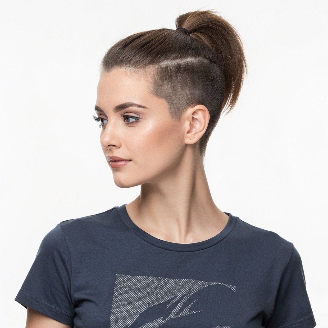 Mini High Ponytail Hairstyles Short Hair