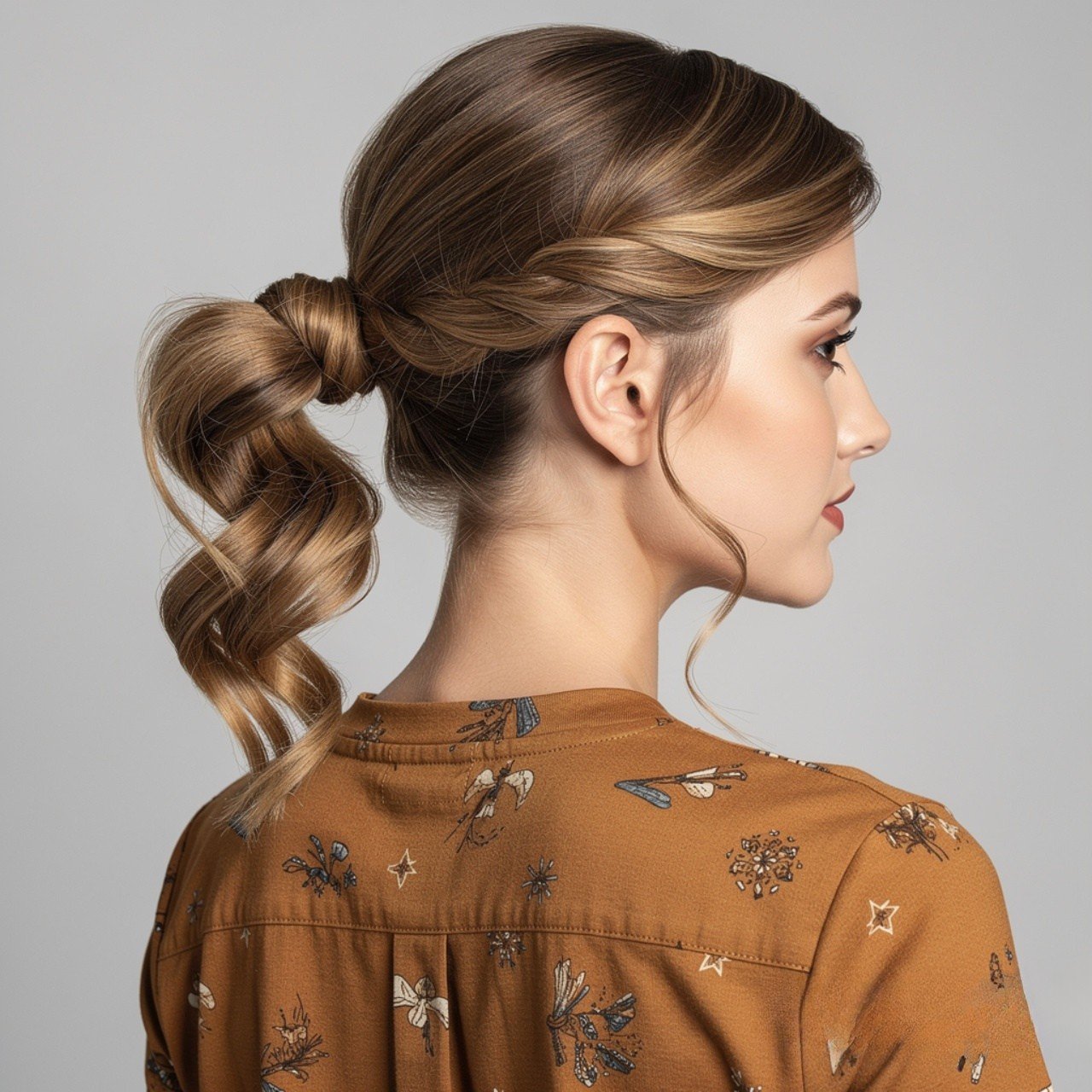 Twisted Ponytail Hairstyles Short Hair