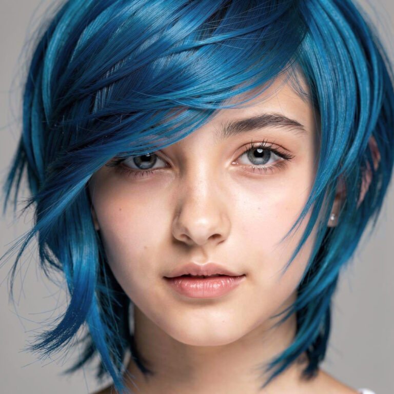 blue hair color