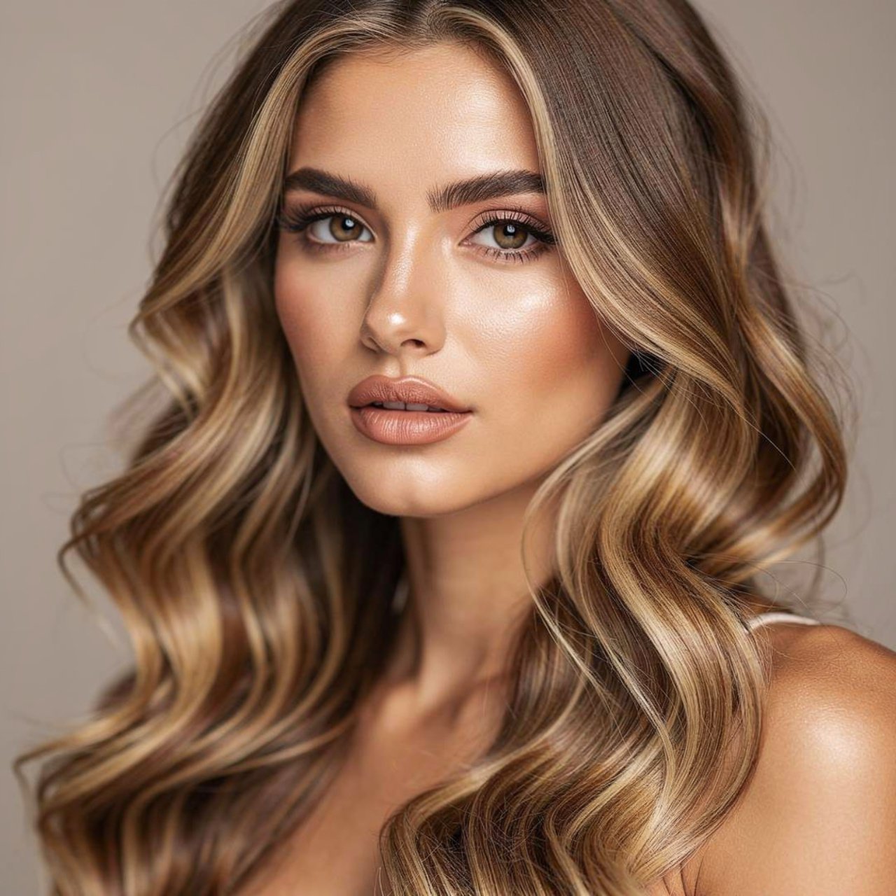 bronde brown blonde blend hair color beautiful wom