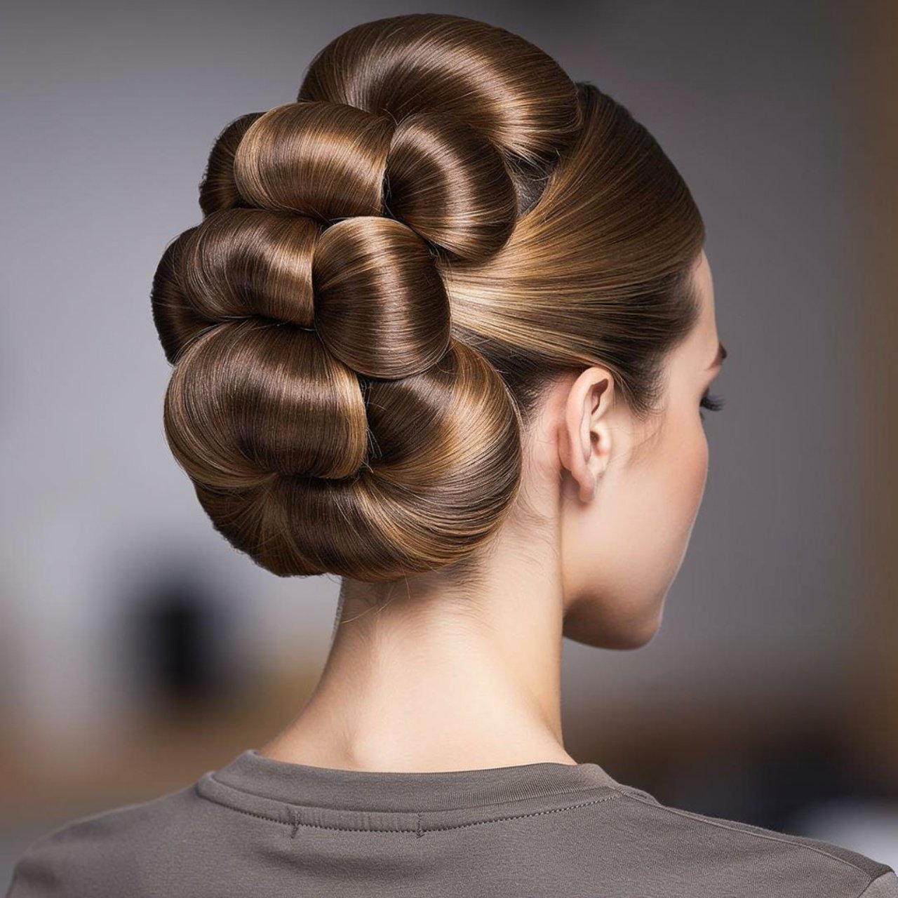 bubble bun prom hairstyles elegant updo with bubbl