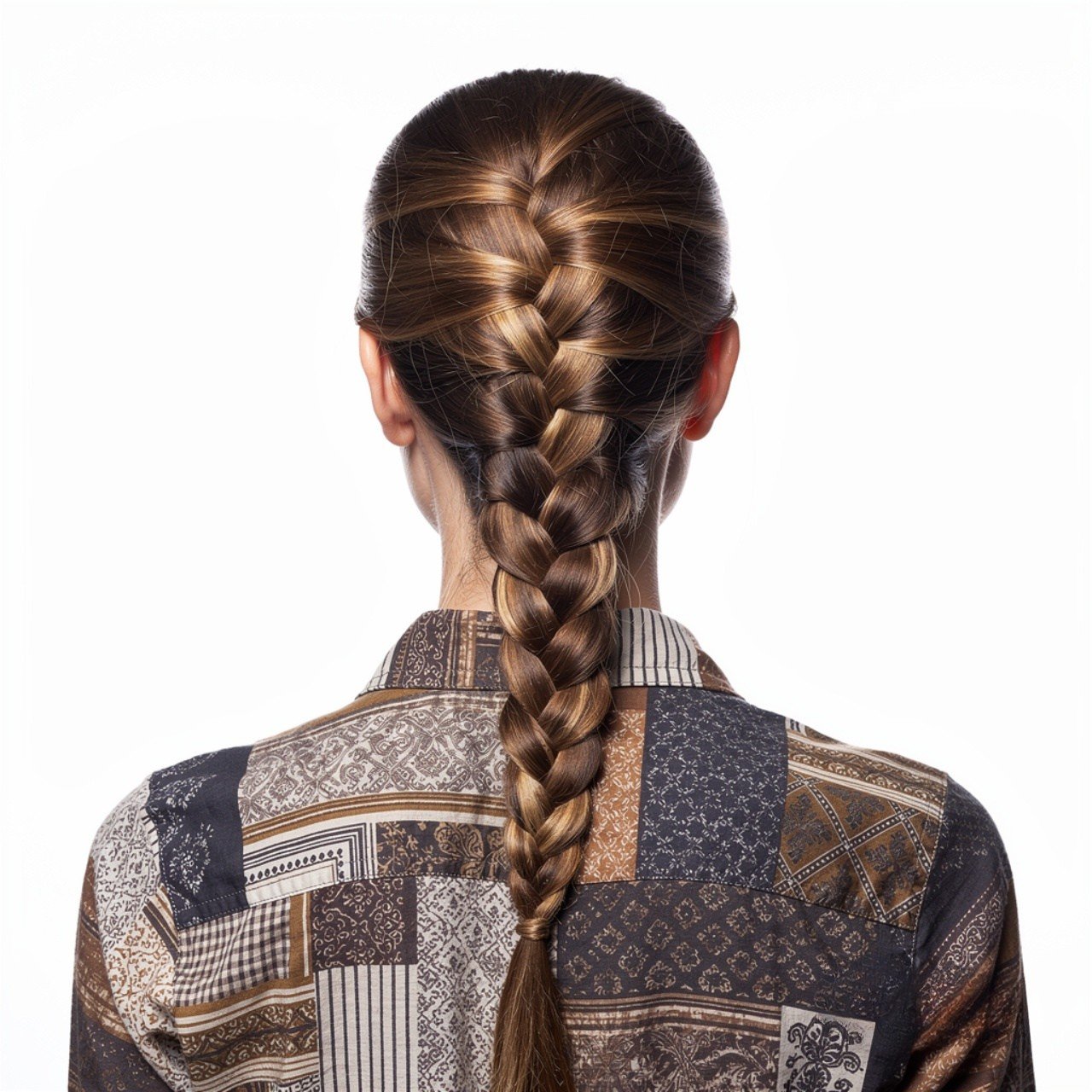 classic braided ponytail hairstyle square portrait