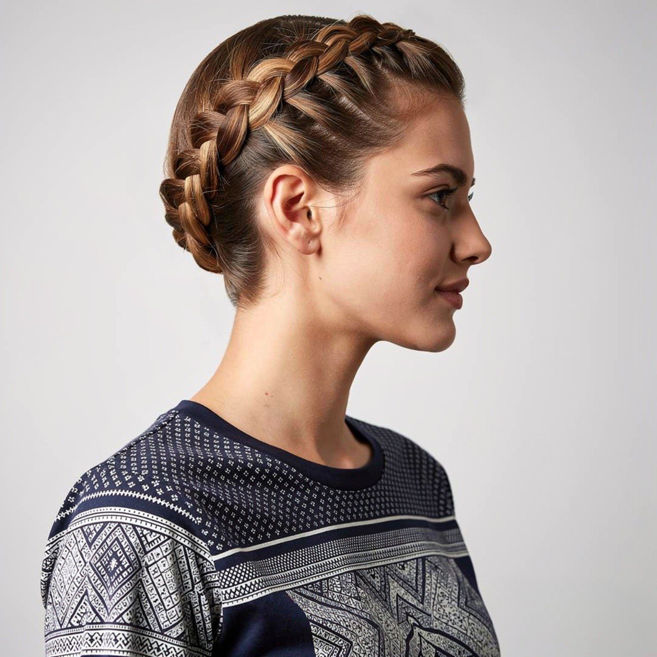 classic side braid hairstyles for short hair squar