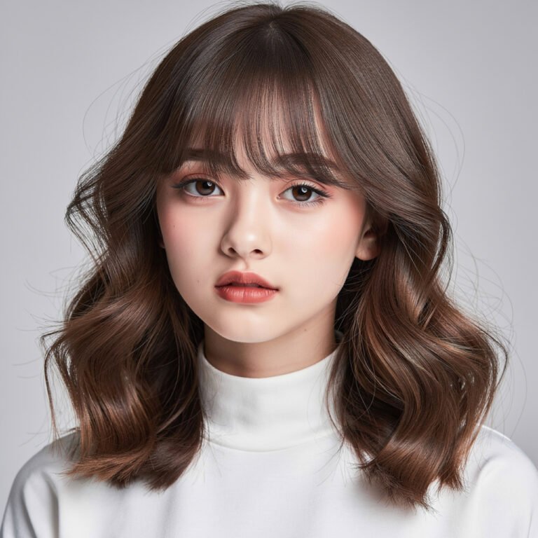 curtain bangs and layers