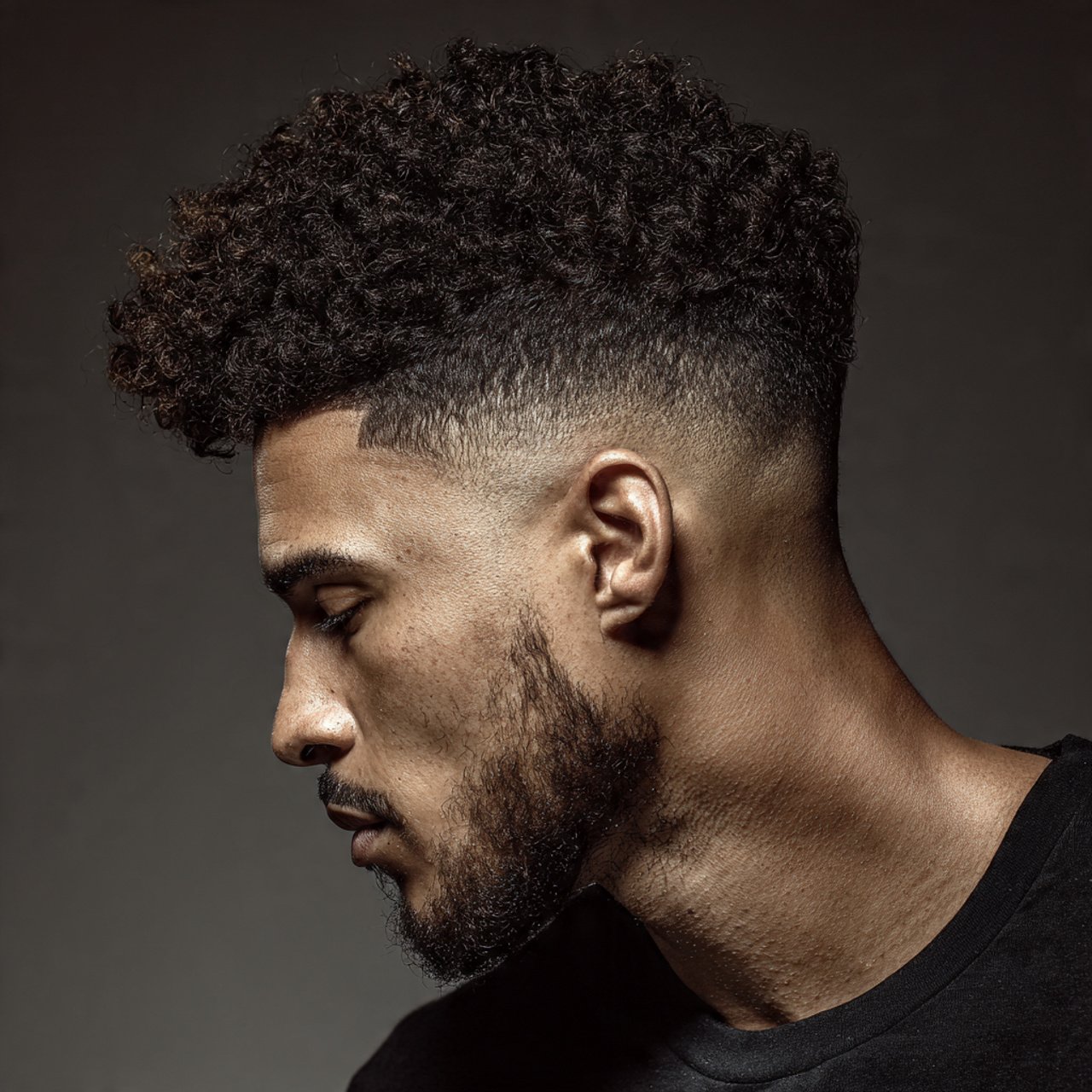 curly burst fade haircut for men stylish barbersho