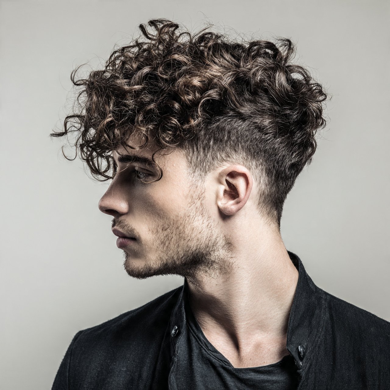 curly undercut hairstyle for men modern haircut pr