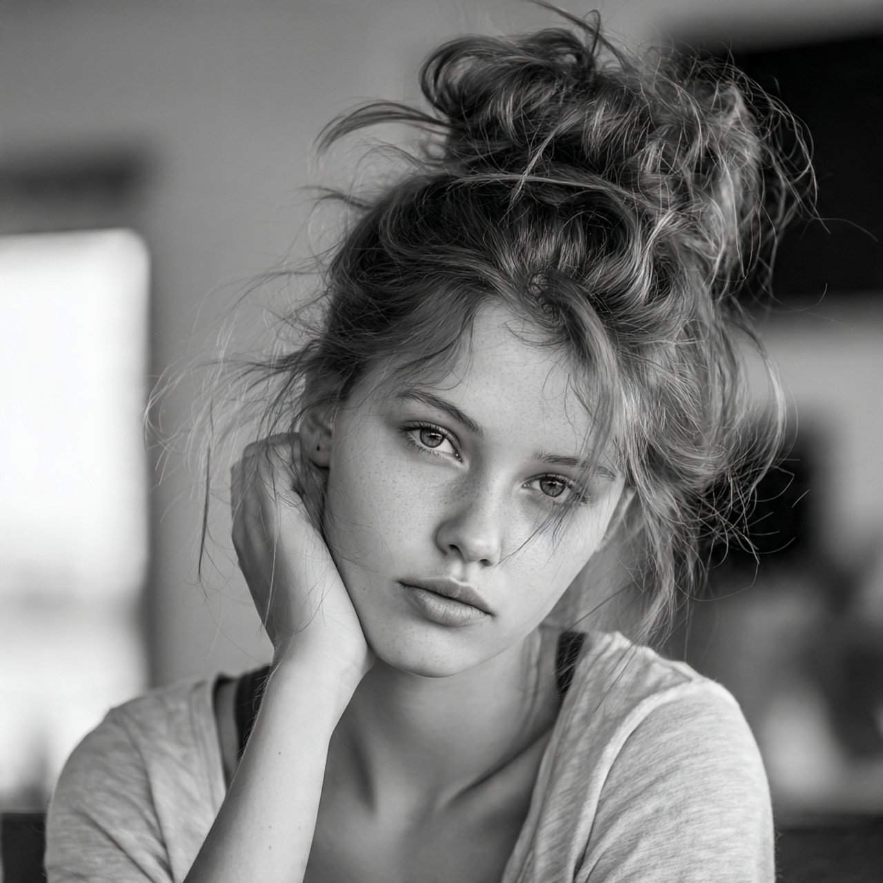 cute messy bun summer hairstyle single hairstyle p