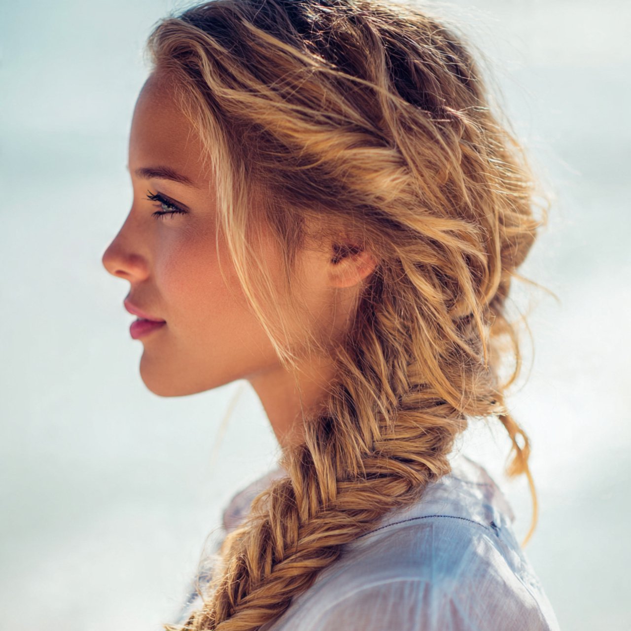 cute summer hairstyle featuring a fishtail braid s
