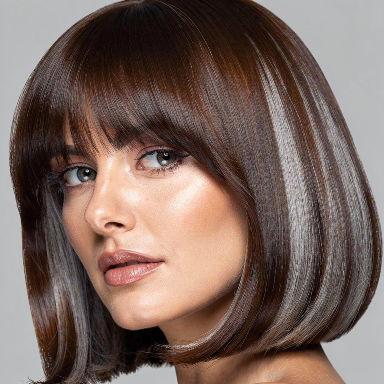 dimensional chocolate brown hair color for natural