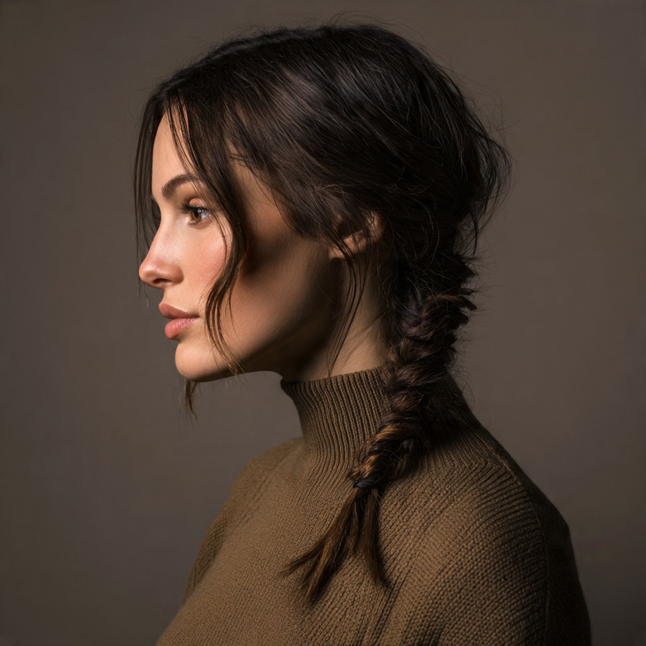 easy accent braids hairstyle on a woman single pho