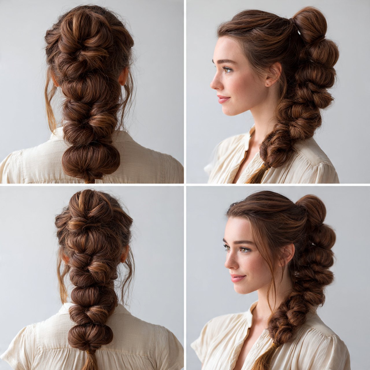 easy pull through braid hairstyle tutorial single