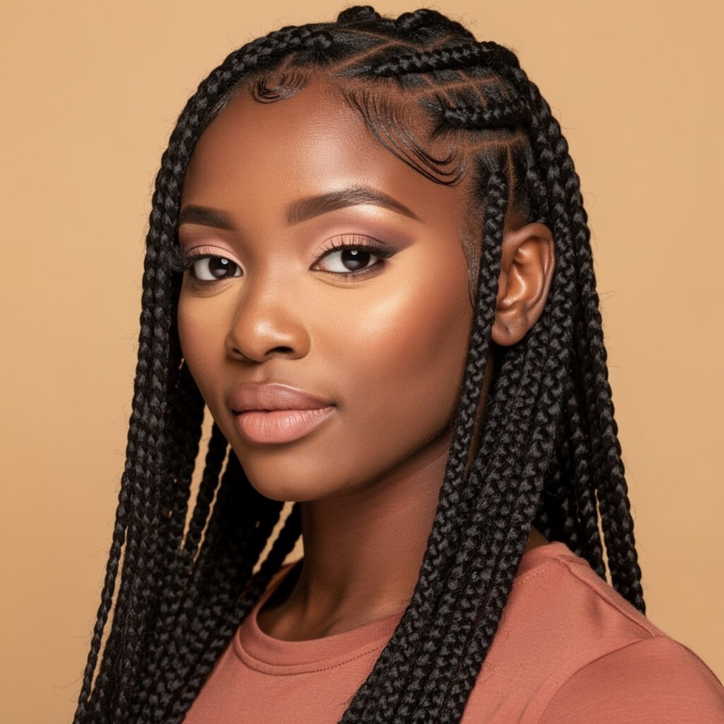 fulani braids style prom hairstyles for black wome