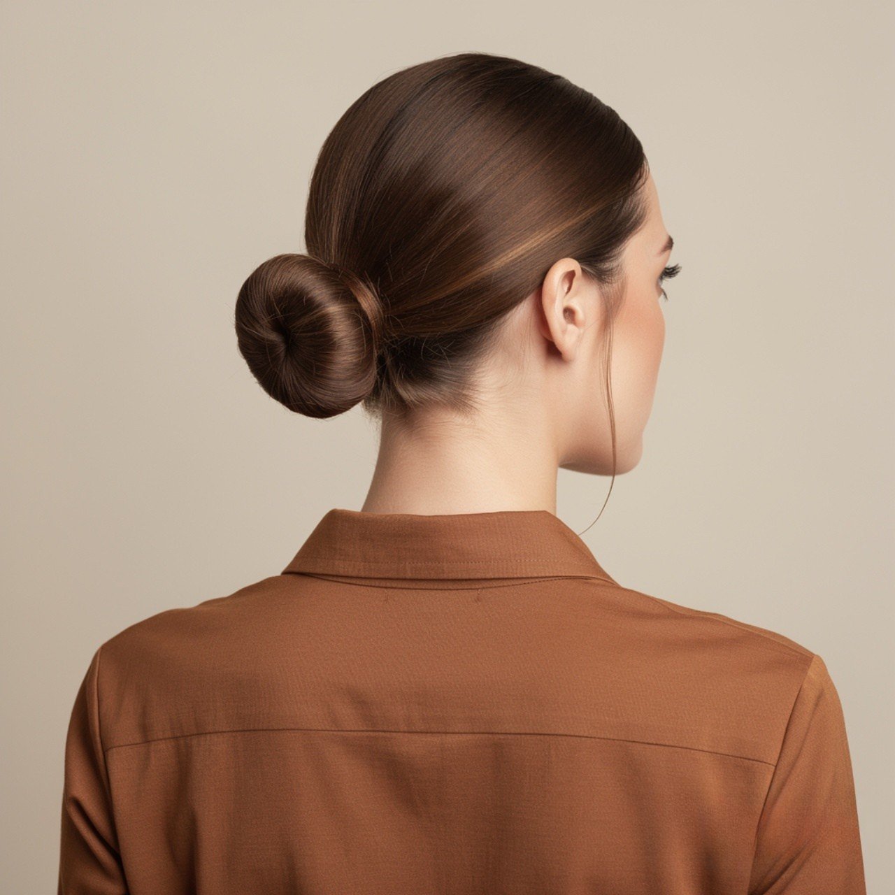 low mini bun hairstyle for short hair prom hairsty