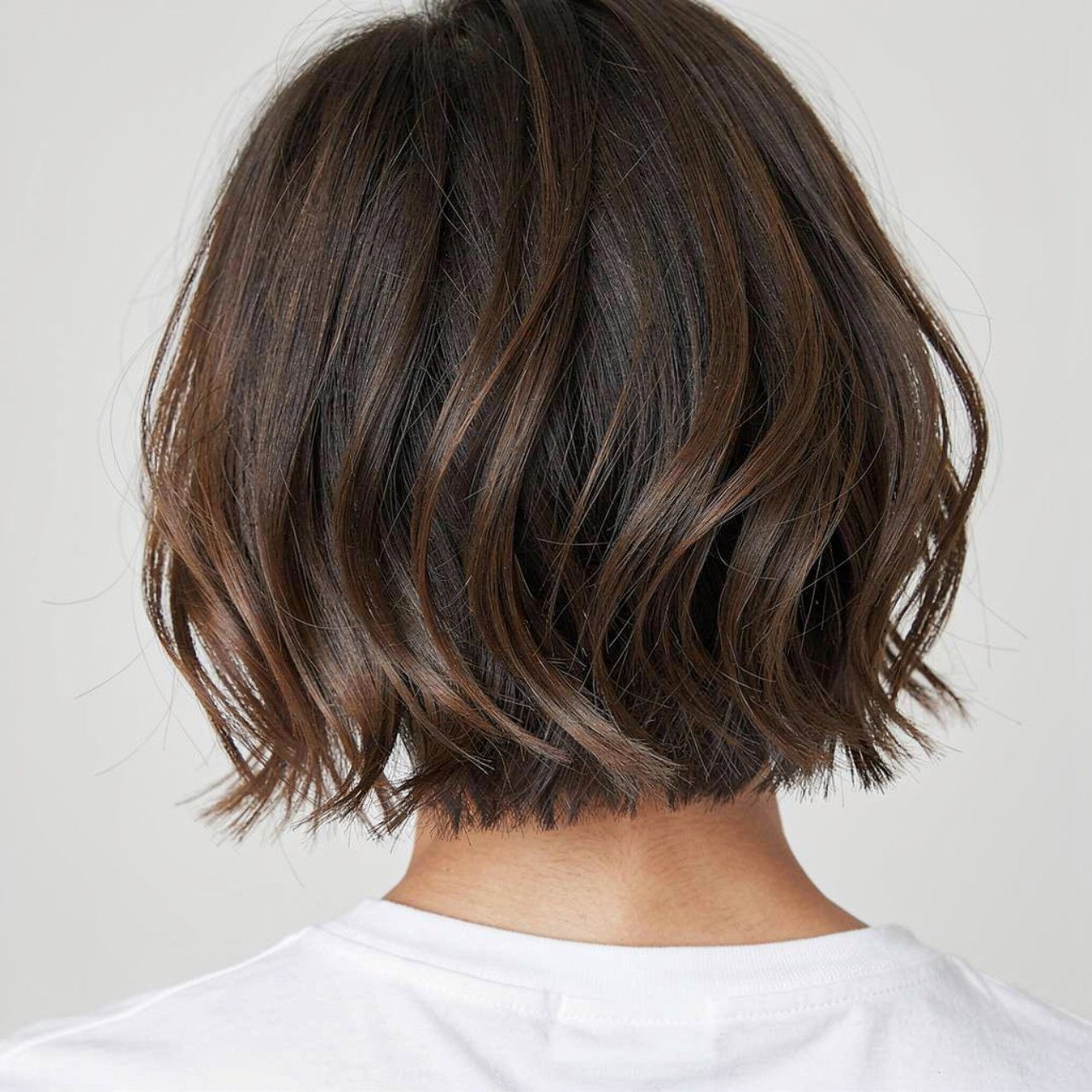 medium length wolf cut hairstyle for straight hair