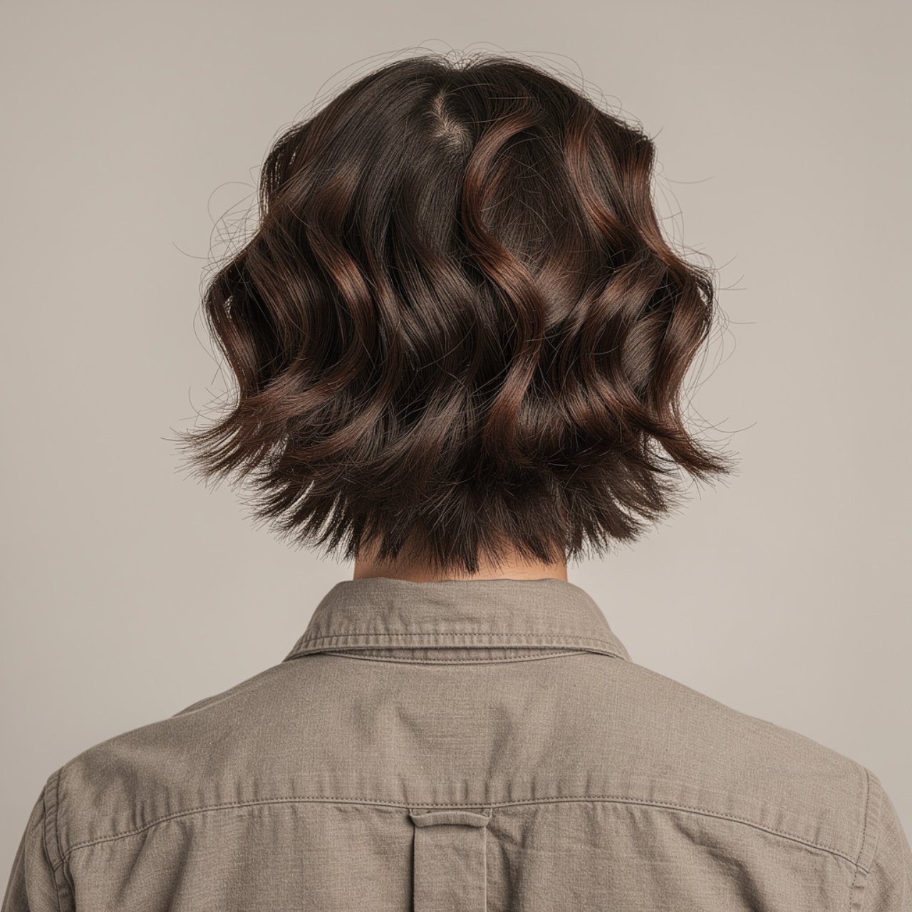 medium wolf cut hairstyle for wavy hair single per