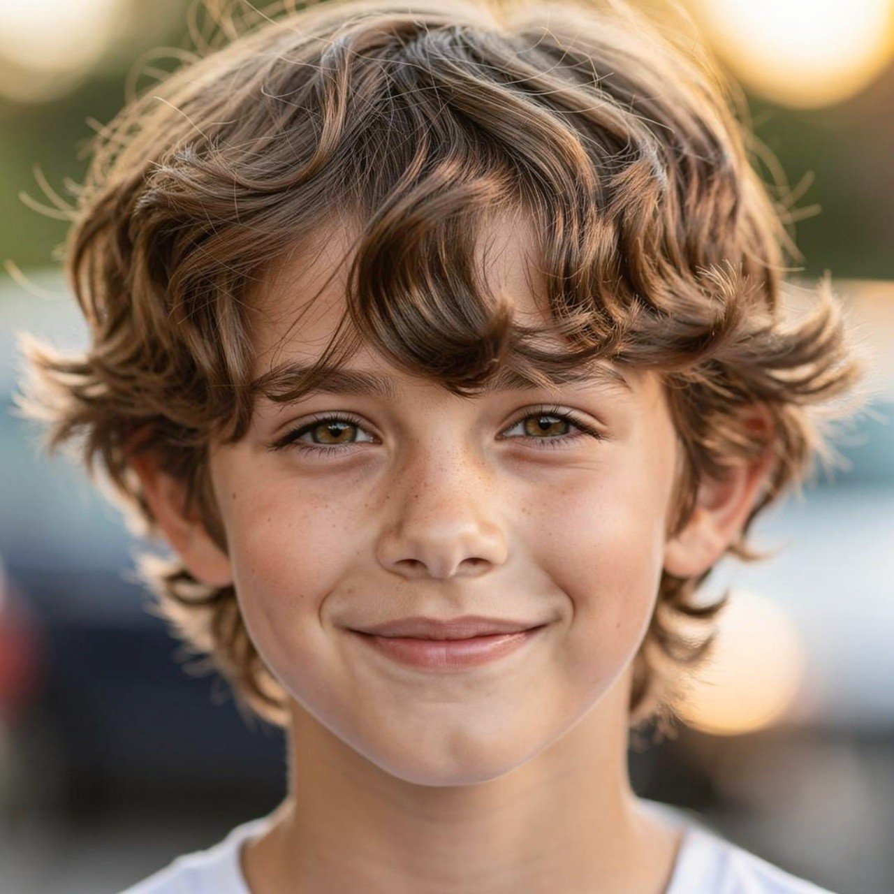 messy wavy hairstyle for short hair suitable for s