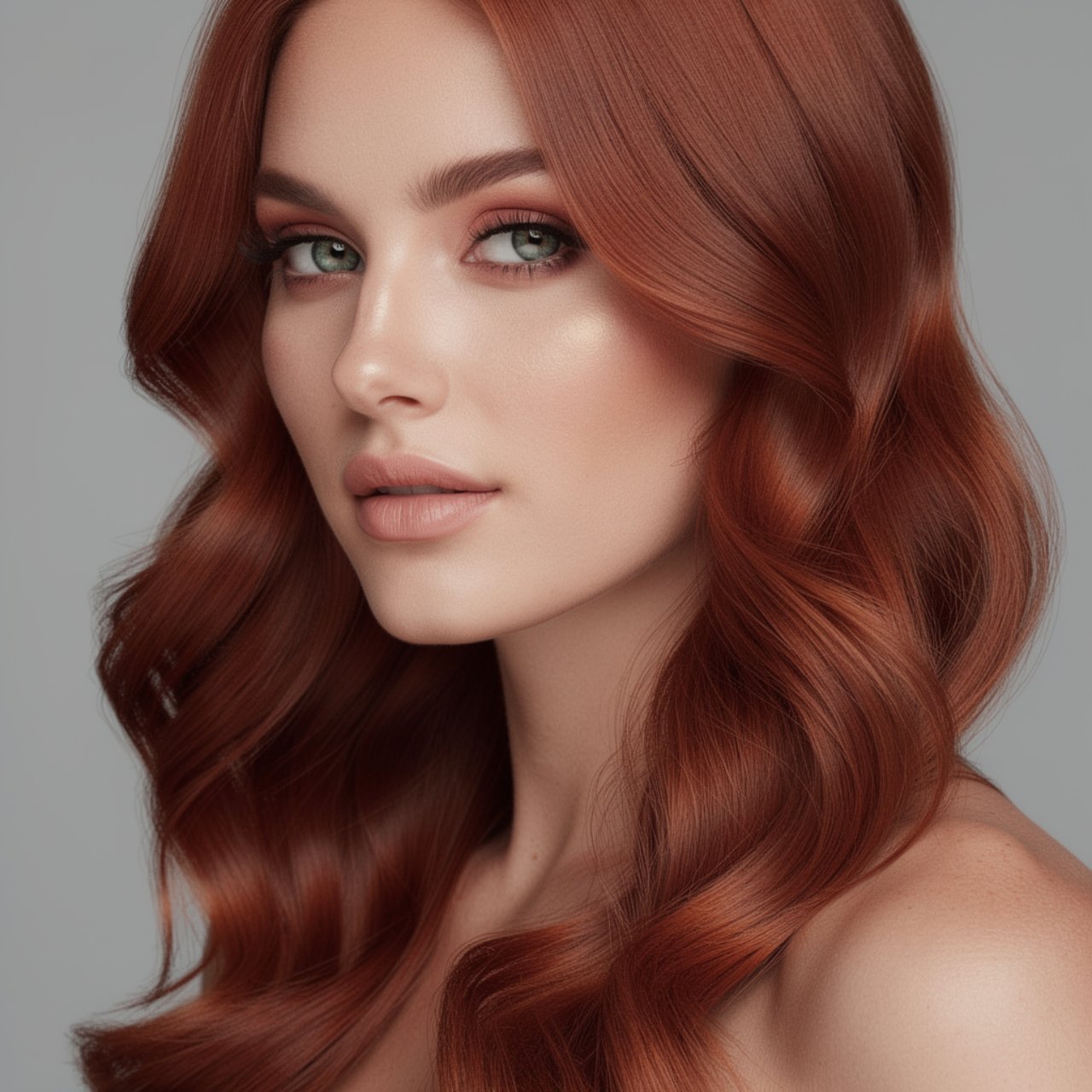 portrait of a person with beautiful cinnamon aubur