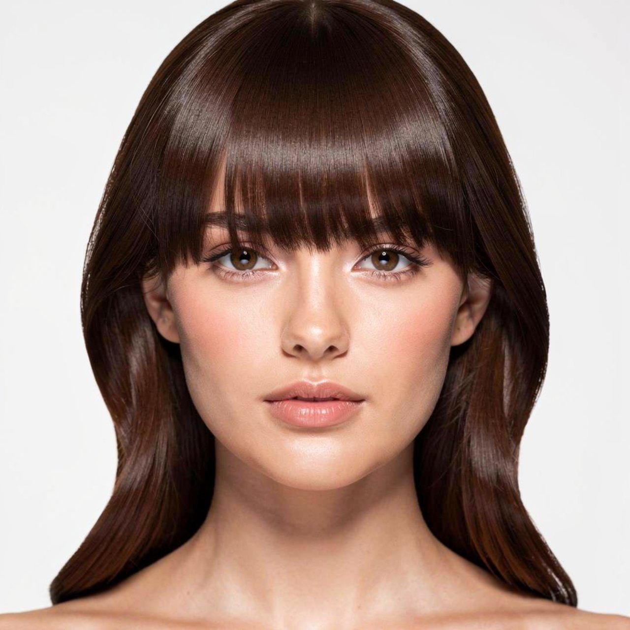 portrait of a person with classic chocolate brown