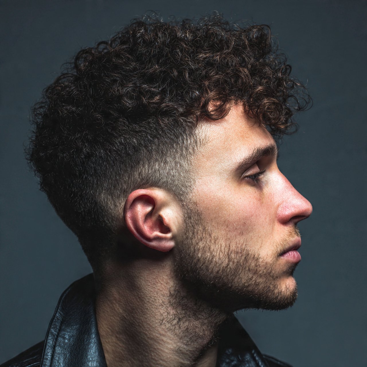 short curly crop hairstyle for men professional st