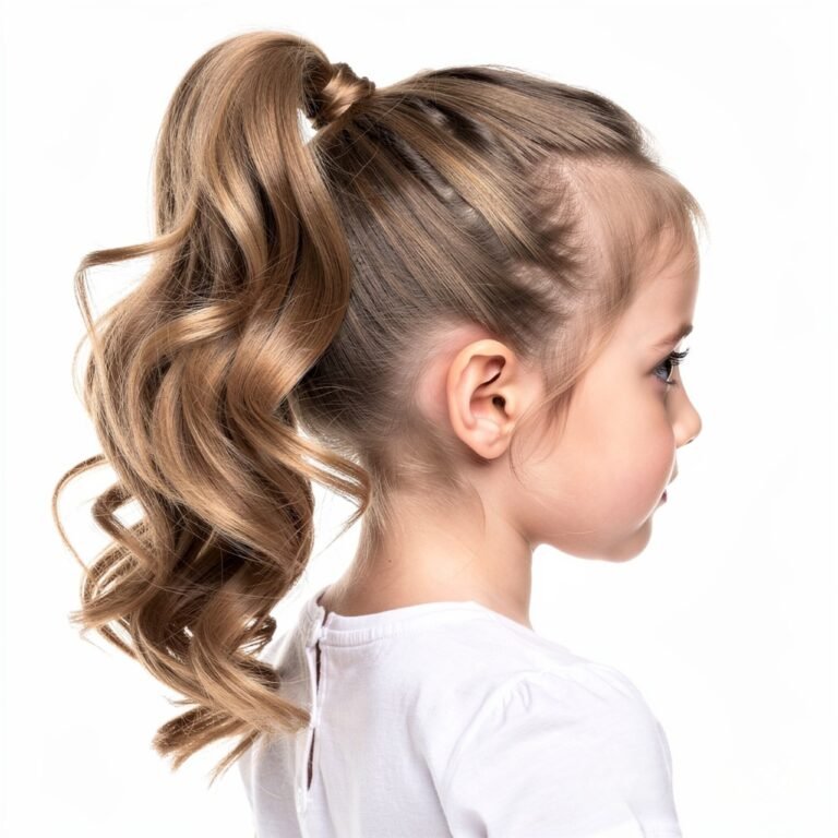 ponytail hairstyles for kids