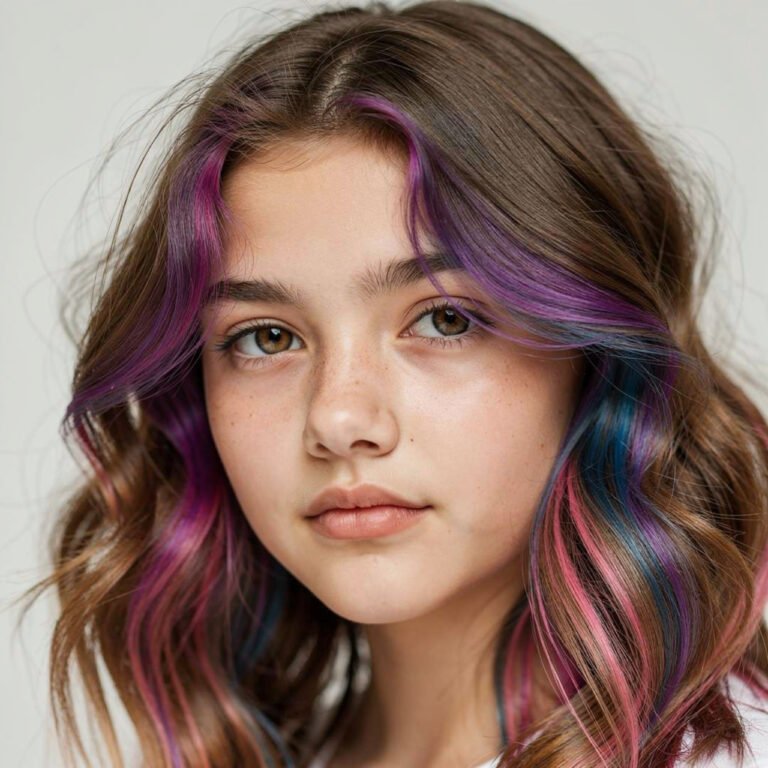 15 Peekaboo Hair Color Ideas: Bold and Hidden Colors