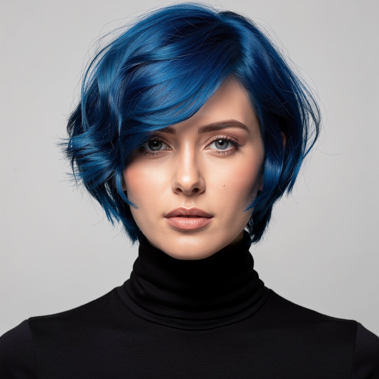 single portrait photo of a person with vibrant ind
