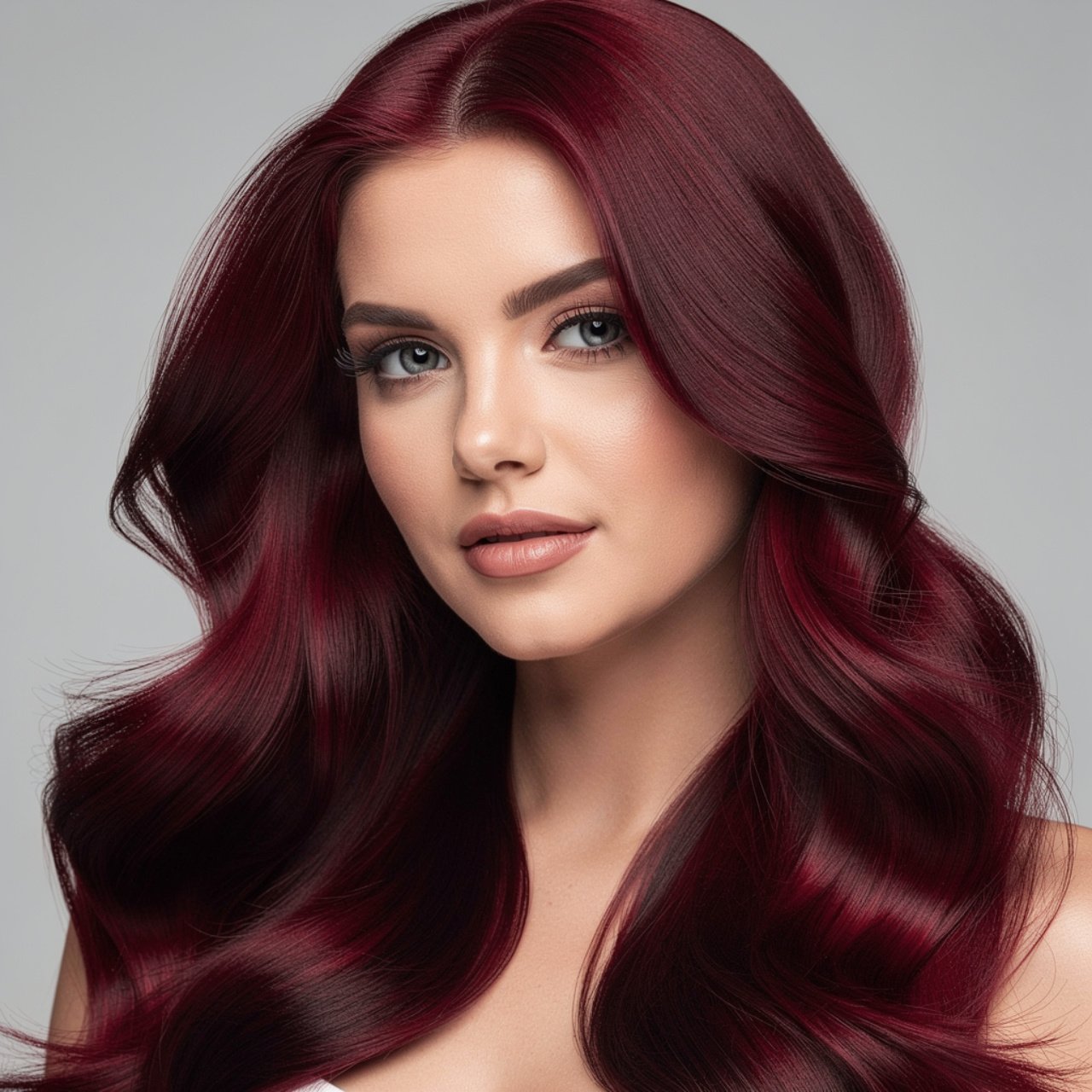 smoky cherry cola hair color glossy deep cherry re