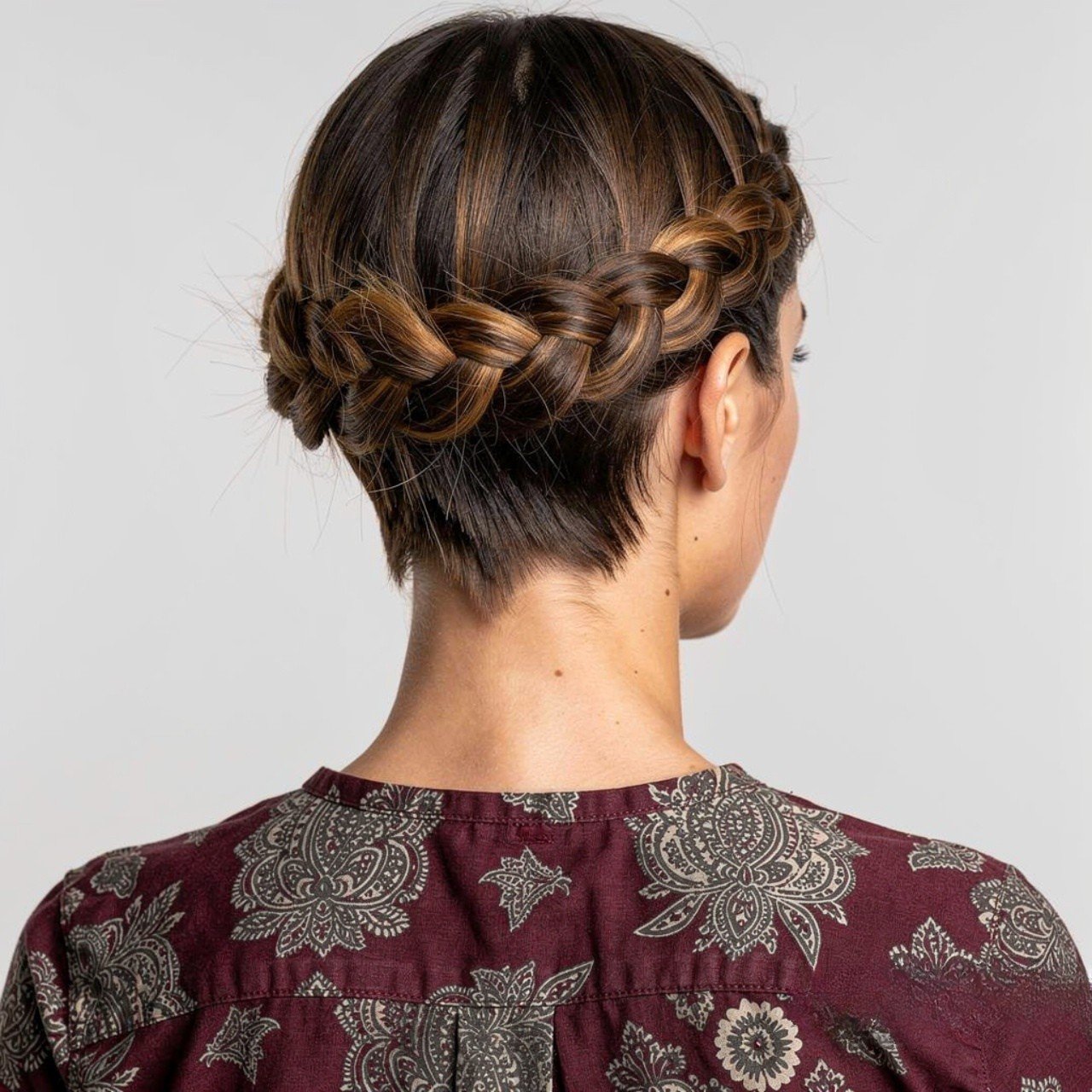 square portrait focusing on dutch braid hairstyles