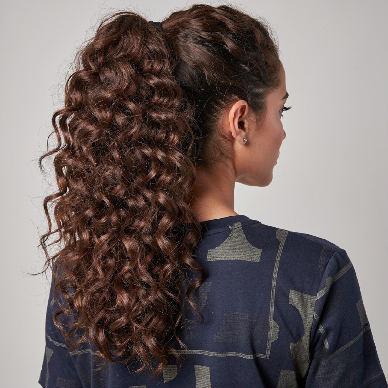 square portrait focusing on hair featuring a perso