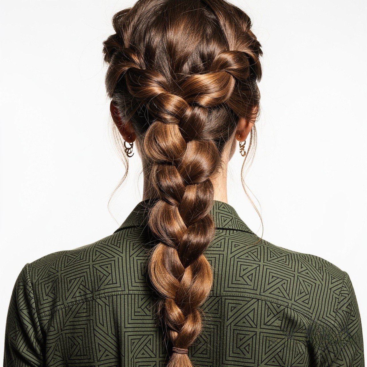Fancy Ponytail Hairstyles: 15 Trendy Ideas that You’ll Love 11 square portrait focusing on hair showing twisted r