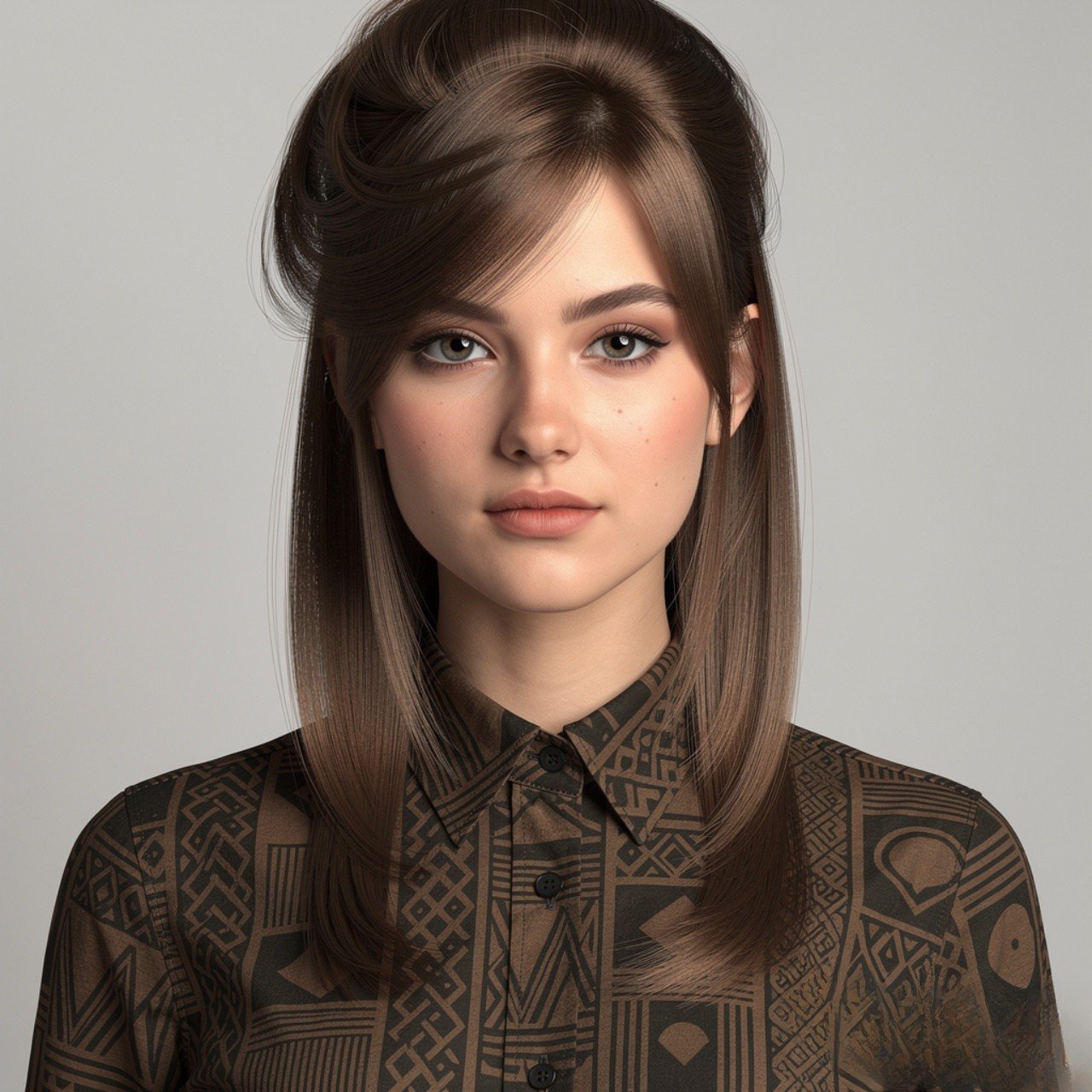 14 Trending Prom Hairstyles Straight Hair; Sleek & Chic Ideas that You'll Love 13 square portrait of a person with straight hair sty