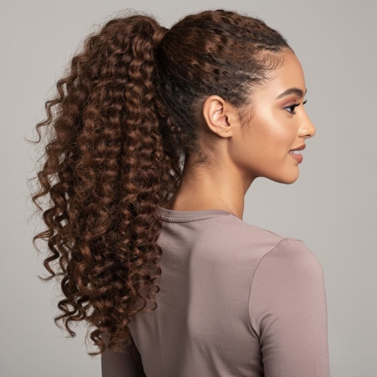 Curly Ponytail Hairstyles: 16 Trendy & Easy Ideas that You’ll Love 1 curly ponytail hairstyles