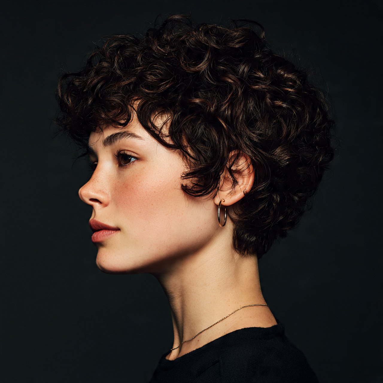 hairstyles for short curly hair