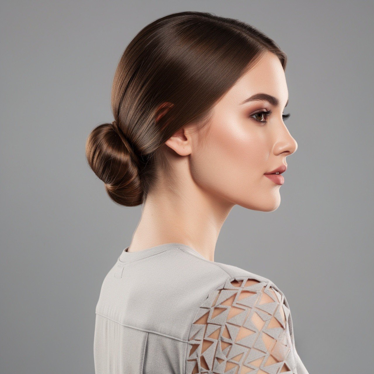 14 Trending Prom Hairstyles Straight Hair; Sleek & Chic Ideas that You'll Love 11 square portrait of a woman with straight hair styl