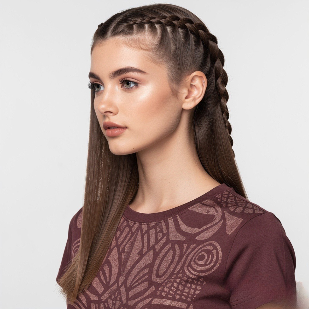 14 Trending Prom Hairstyles Straight Hair; Sleek & Chic Ideas that You'll Love 7 square portrait of a young woman with straight hai 1