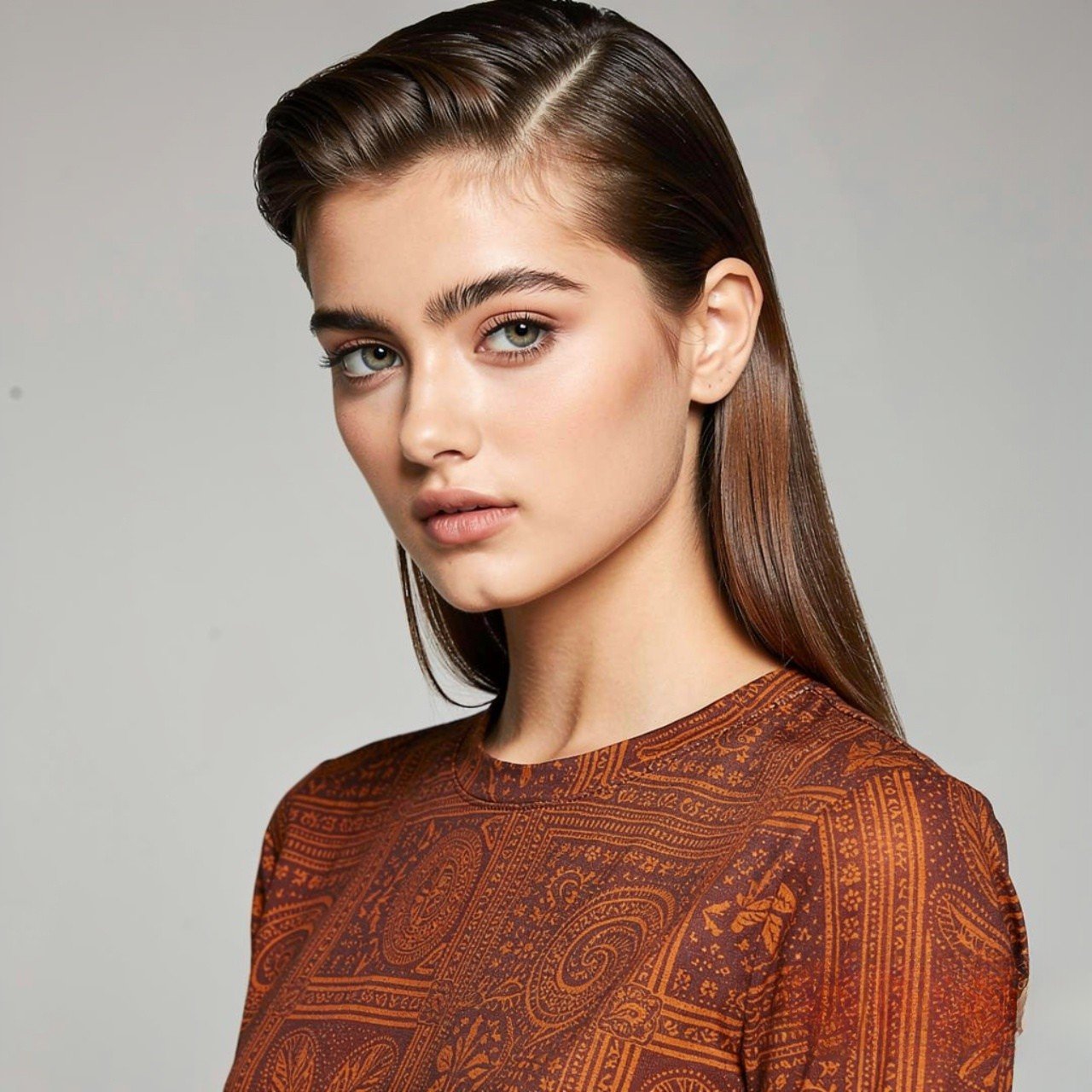 14 Trending Prom Hairstyles Straight Hair; Sleek & Chic Ideas that You'll Love 9 square portrait of a young woman with straight hai
