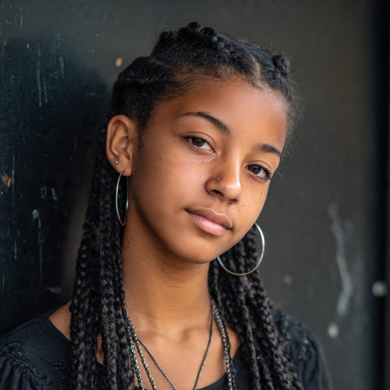 black braided hairstyles