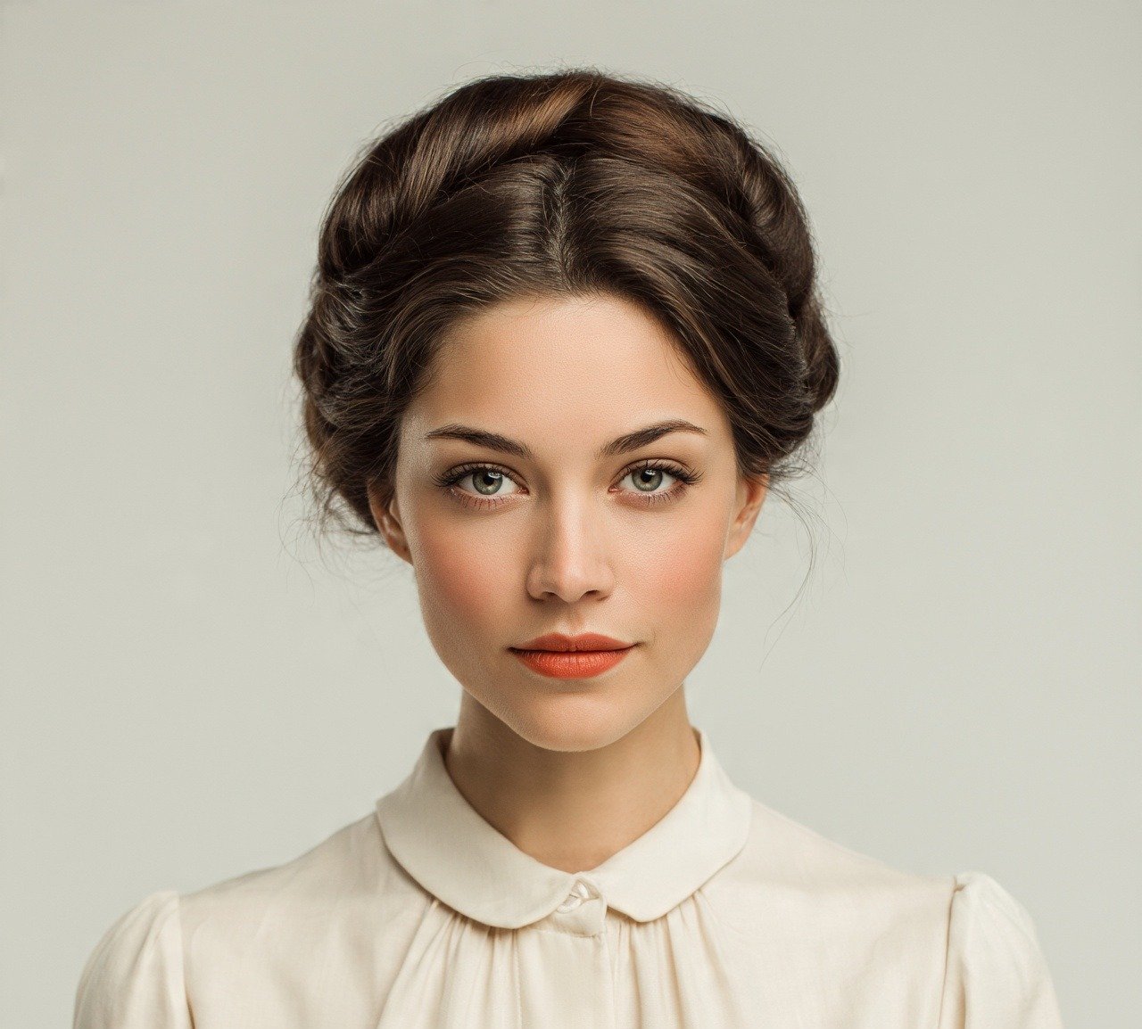 1. Classic French Twist Updo Hairstyles For Long Hair