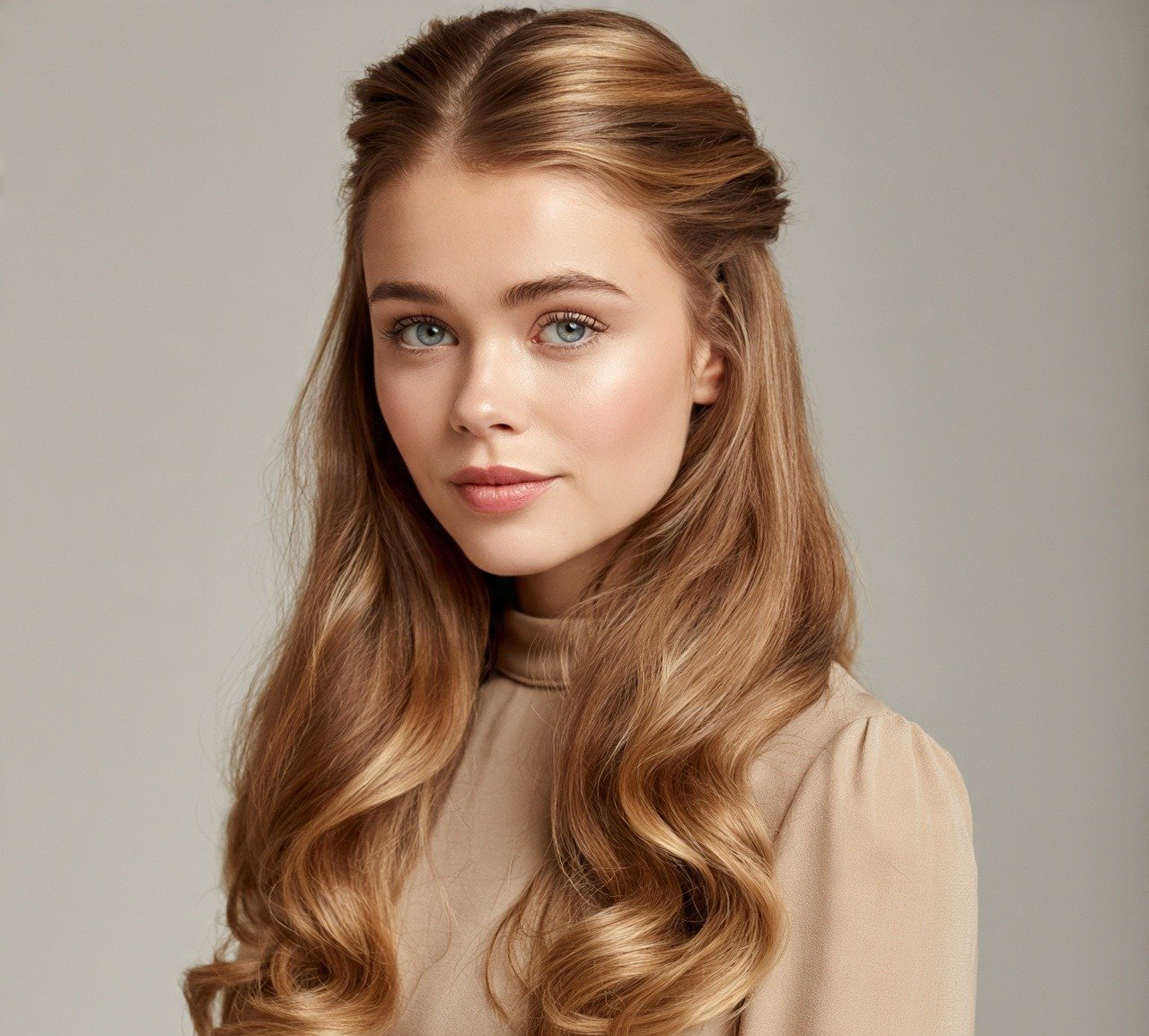Quick Hairstyles For Long Hair: 13 Easy & Trending Everyday Looks 2 1. Classic Half Up Half Down Style Quick Hairstyle for Long Hair