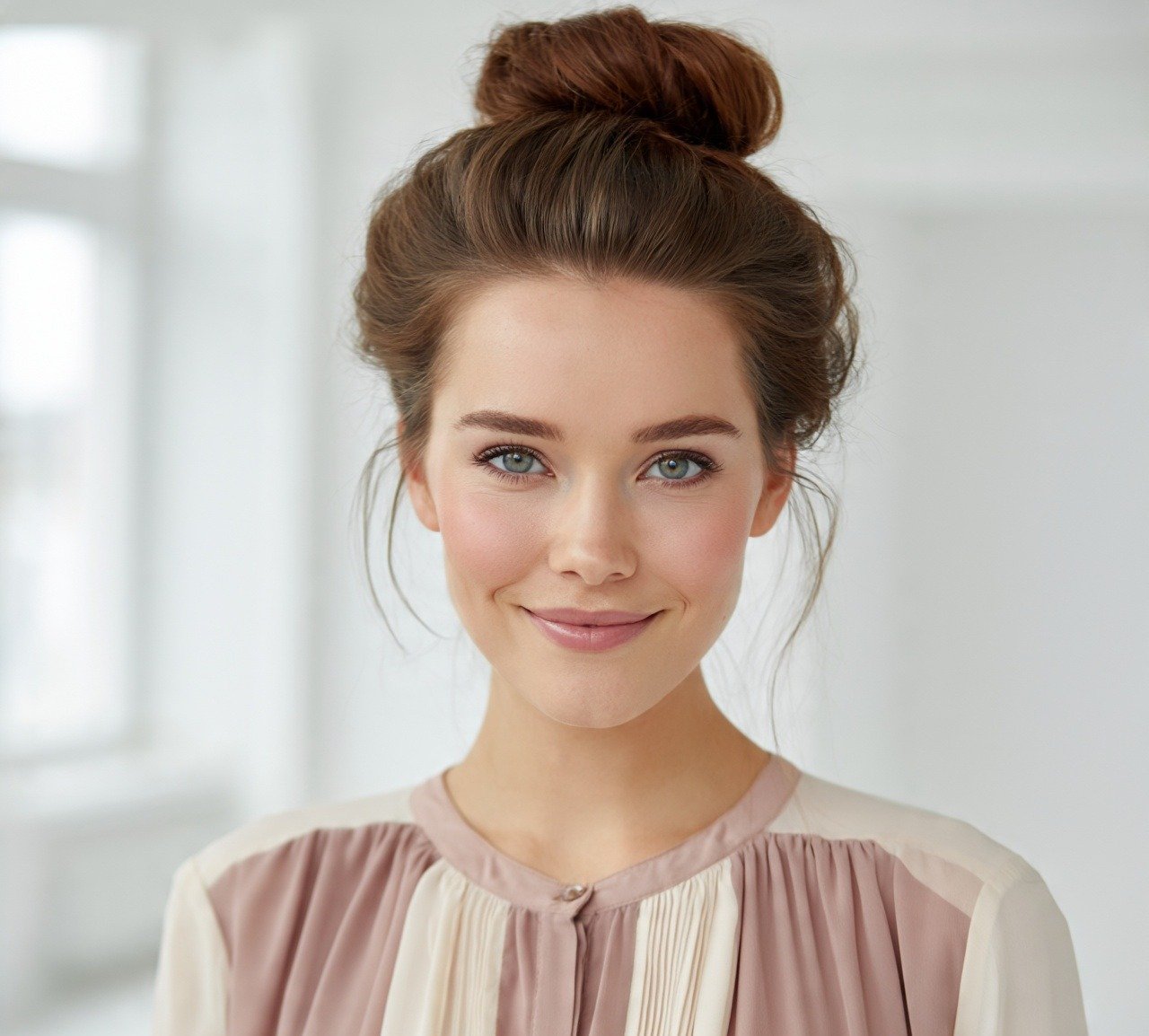 14 Trending Bun Hairstyles For Long Hair You'll Want to Try 2 1. Classic High Bun Hairstyles For Long Hair