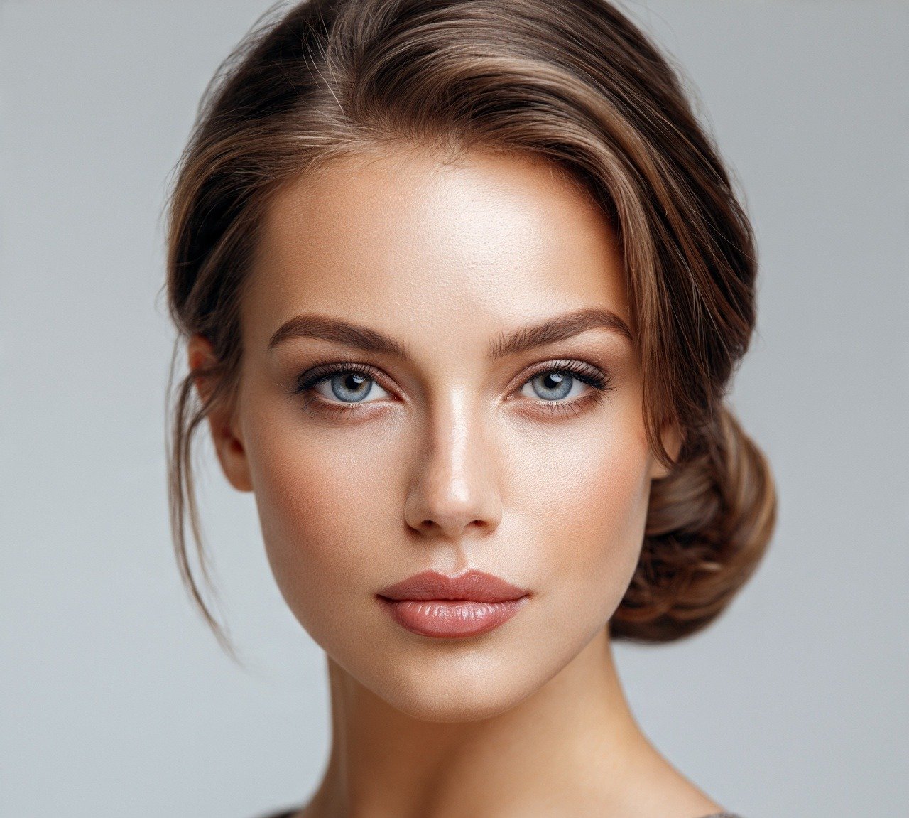 1. Classic Low Bun Easy Updo Hairstyles