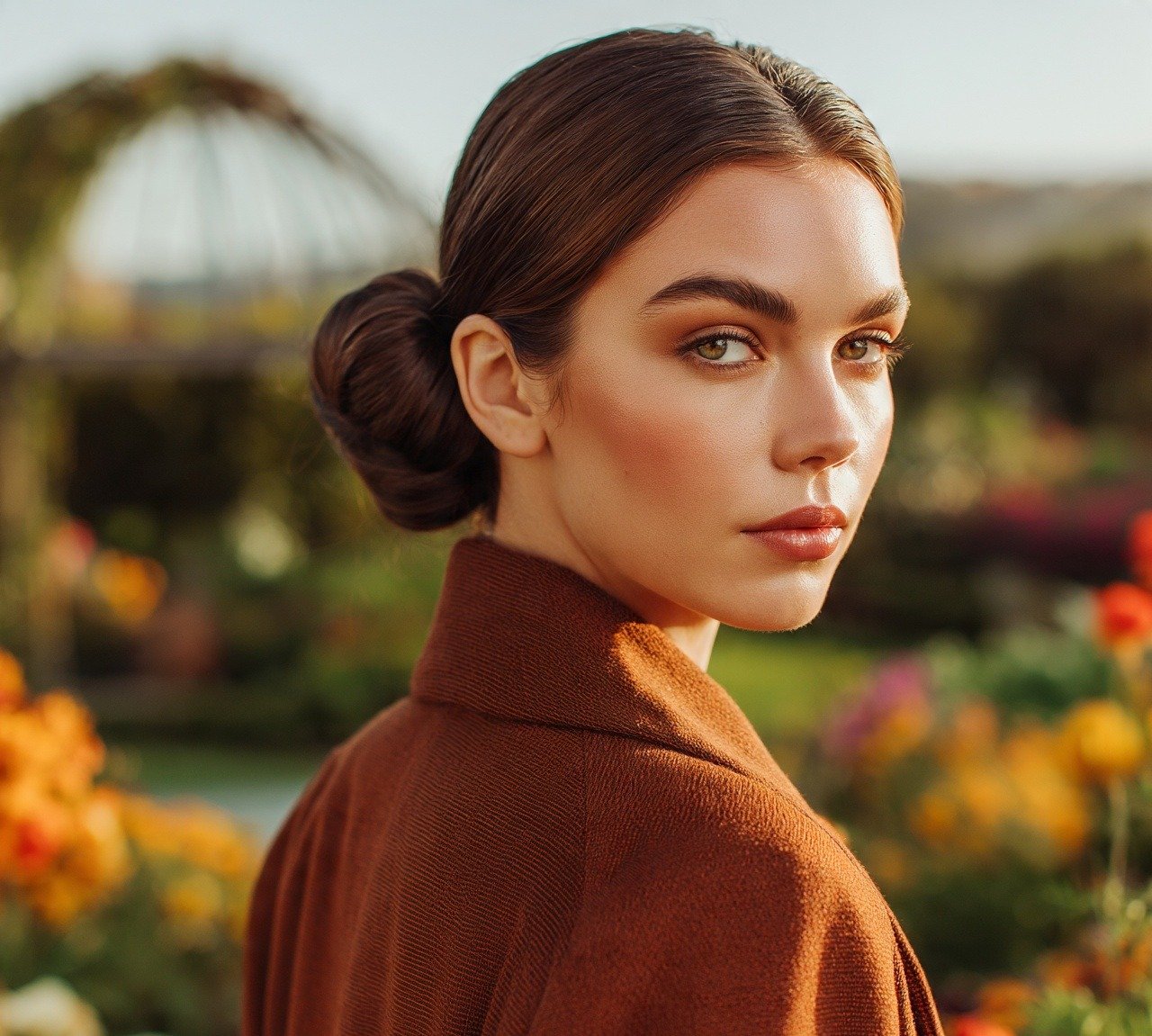 1. Classic Low Bun Hairstyles