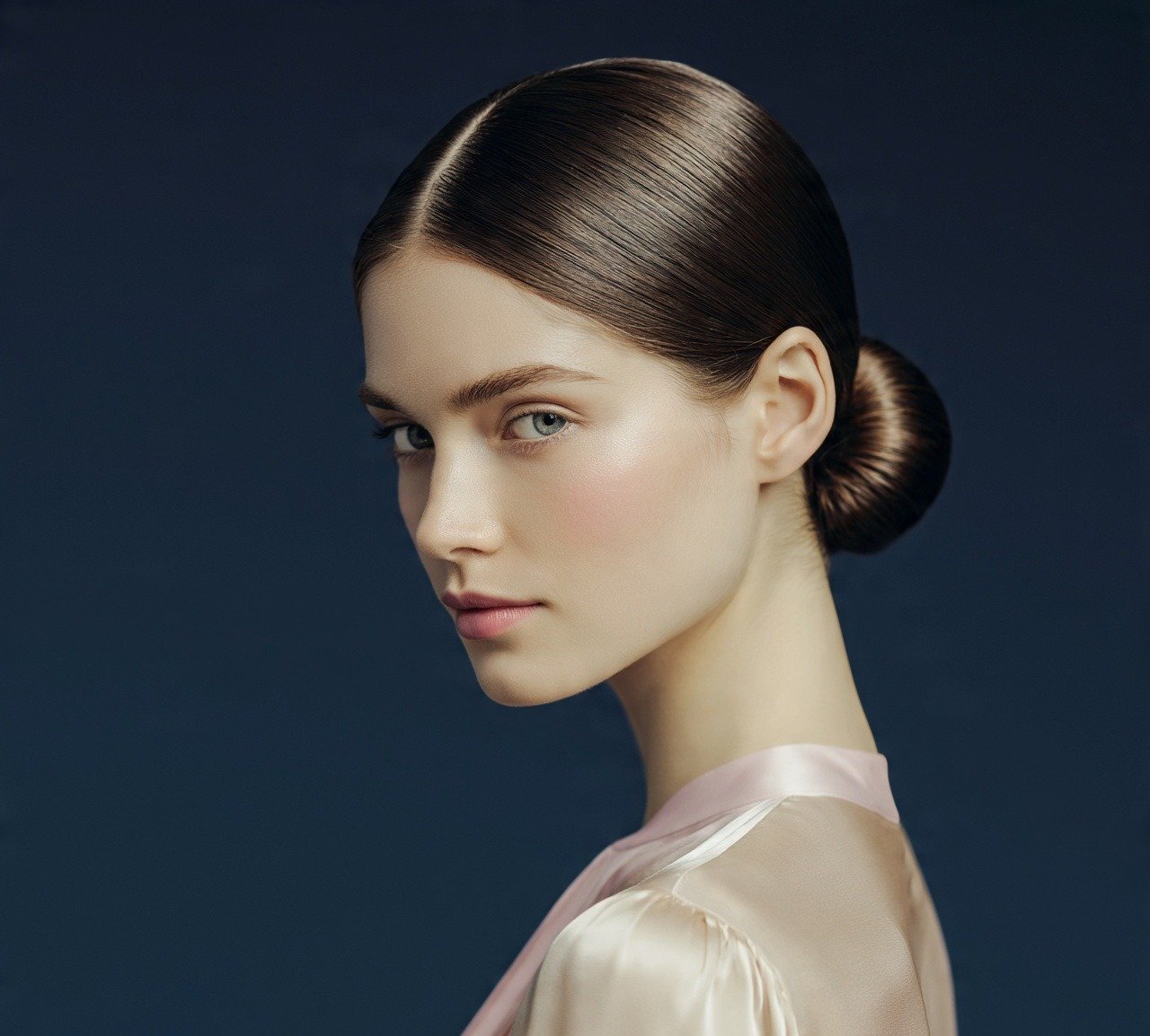 1. Classic Low Sleek Bun Sleek Hairstyles