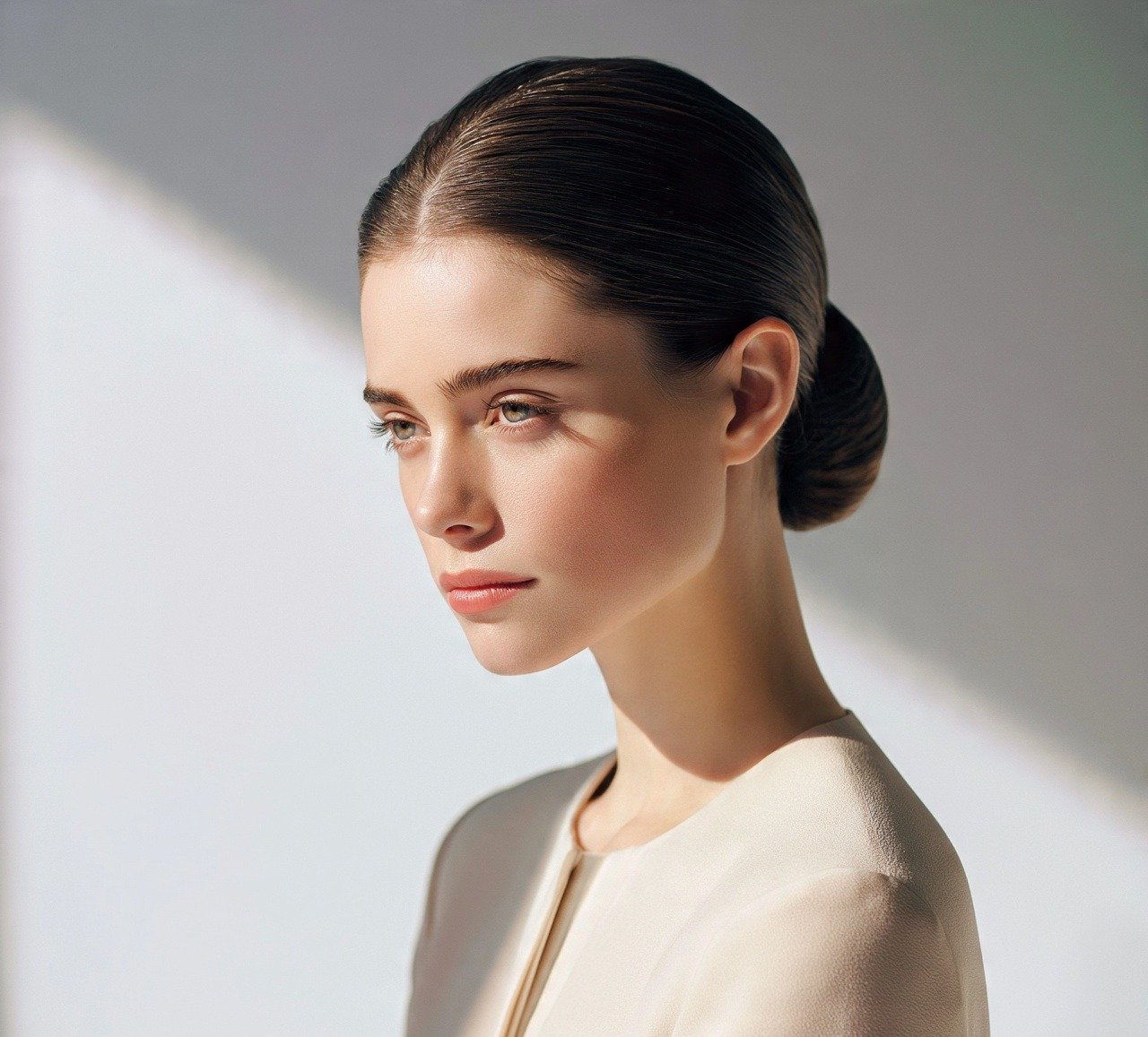 1. Classic Sleek Low Bun Hairstyles